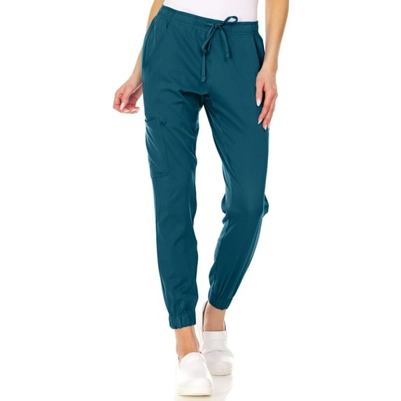 Mini Marilyn Scrub Joggers 4-Way Stretch Elastic Waistband Four Pocket Jogger Pants