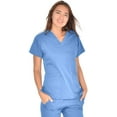 thumbnail image 1 of Mini Marilyn Women's 4-Way Stretch V-Neck 3 Pocket Scrub Top, 1 of 2