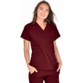 thumbnail image 1 of Mini Marilyn Women's 4-Way Stretch V-Neck 3 Pocket Scrub Top, 1 of 2