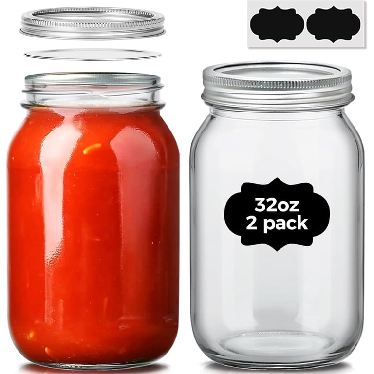 Small Mason Jars, 8 Pack 4oz Glass Mason Jar With Regular Lids, Mini Canning Jar, Ideal For Jelly, Jam, Honey, Dessert, Spice, Wedding Favor, Candles