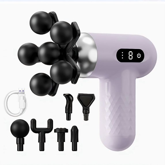 Mini Massage Gun, Deep Tissue Percussion Muscle Massager with 7 Massage ...