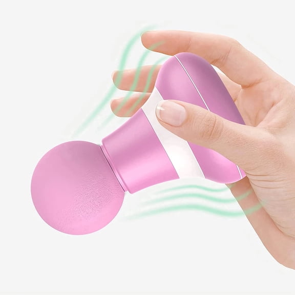 Mini Massage Gun,Electric Handheld Muscle Massager,Portable Personal Massage Device with 6 Speed Vibration for Relaxation Muscles Relief Pain (Pink)