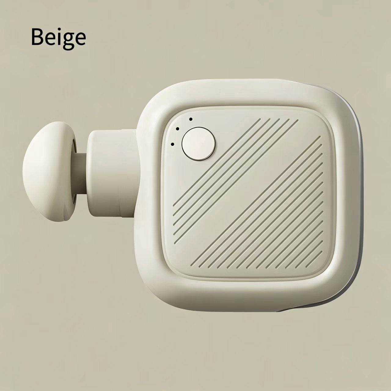 Mini Massage Gun Portable Deep Tissue Percussion Muscle Massager Lightweight Handheld Electric Quiet for Pain Relief Travel Gifts    white