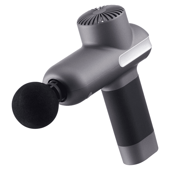 Mini Massage Gun for Athletes - Percussion Muscle Massager, 5 Speed Levels, 6 Heads, Deep Tissue Pain Relief & Relaxation - Handheld Muscle Gun