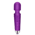 thumbnail image 1 of Mini Massage Wand - Strong Cordless Handheld Massager - Powerful - Memory Function & Great for Travel - Perfect on Back Legs Hand Pains and Sports Recovery - Purple, 1 of 3