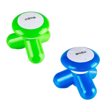 Mini  Massager Electric Handheld USB Rechargeable Full Body Massage Blue