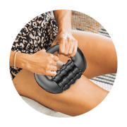 Mini Massager Portable Deep Tissue Massager for Neck & Shoulder Pain Relief - 3-Speed Rolling & Percussion - Rechargeable, Cordless