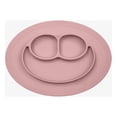 thumbnail image 1 of ezpz Mini Mat - One-piece silicone placemat + plate (Blush), 1 of 26