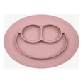 thumbnail image 1 of ezpz Mini Mat - One-piece silicone placemat + plate (Blush), 1 of 26