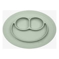 thumbnail image 1 of zpz Mini Mat - One-piece silicone placemat + plate (Sage), 1 of 26