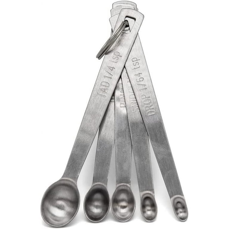 Mini Measuring Spoons 4-Piece Set - Nip, Smidgen, Pinch, Dash - For  Cheesemaking, Baking, Seasonings, And More - Easily Measure Rennet -  Perfect For