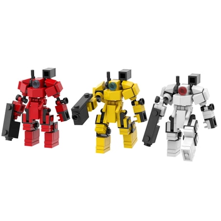 Mini Mecha Combinations Building Blocks Battle Warrior Robot Model DIY Collection Bricks Brithday Christmas Gifts for Kids