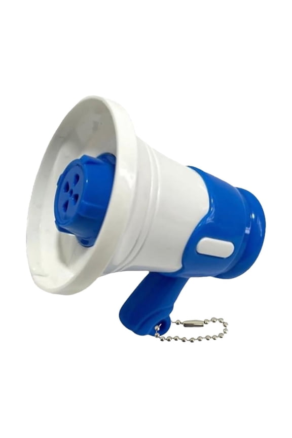 Mini Megaphone Toy, Voice Recording Speaker, Game Night Essentials, Battery-Powered Megaphone, Keychain Design, Portable Prank Speaker for Kids and Adults, Funny Gift Idea