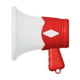 thumbnail image 1 of Mini Megaphone Toy with Bead Chain Loud Bullhorn Keychain Pendant Recording Loudspeaker Educational Musical Instruments Toy, 1 of 8