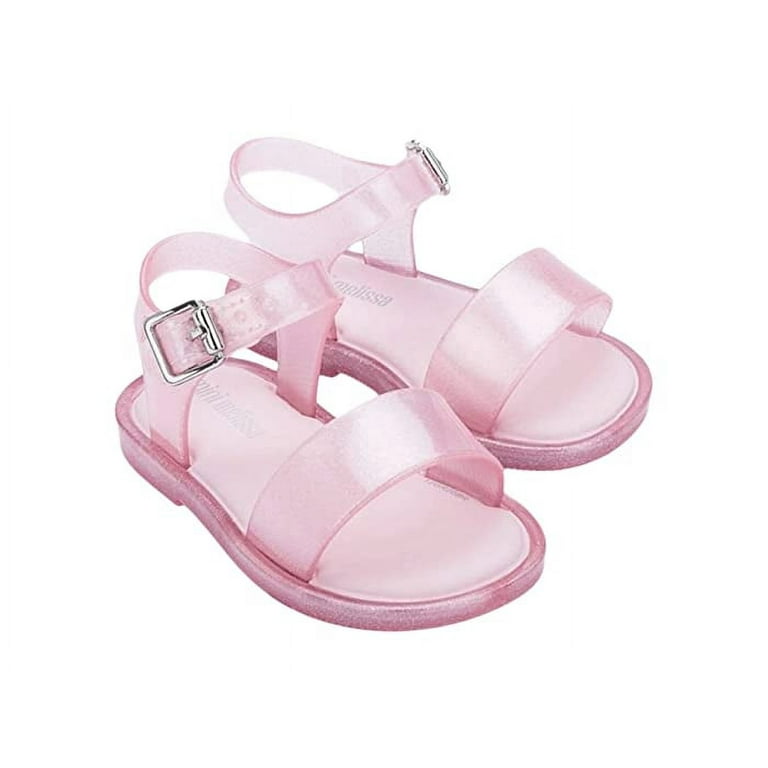 Mini Melissa Girls Mar Glitter Jelly Sandal Walmart