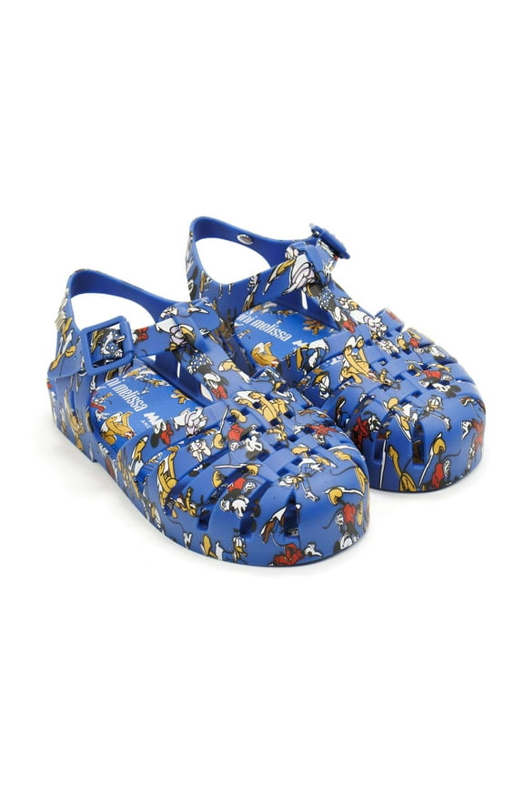 Girls Possession Mickey And Friends Jelly Sandals, Blue \ Multi Color,3 M US