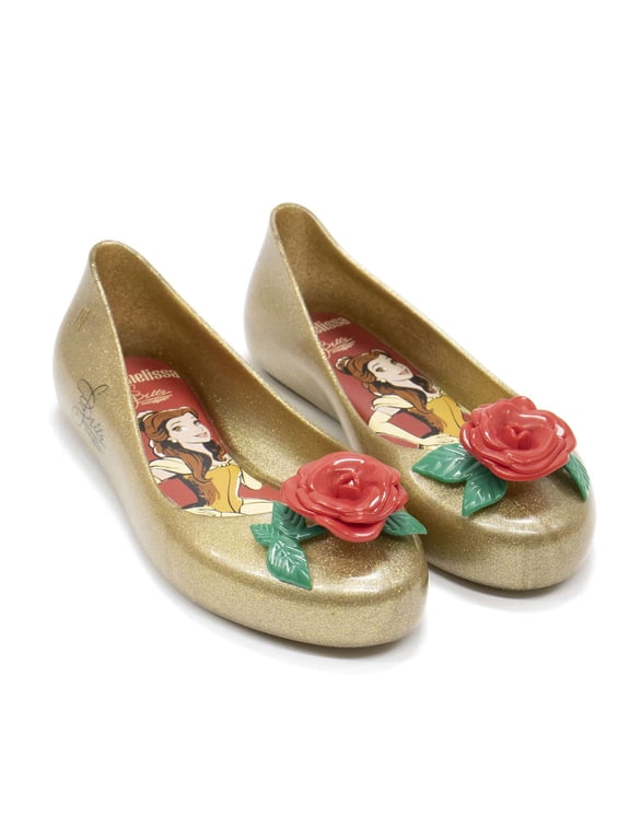 Girls Sweet Love And Beauty And The Beast, Gold \ Red,4 M US