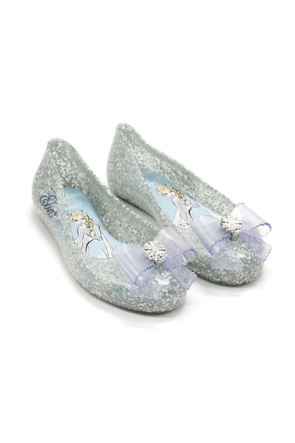 Girls Sweet Love And Disney Princess Elsa, Glitter Blue \ Blue,4 M US