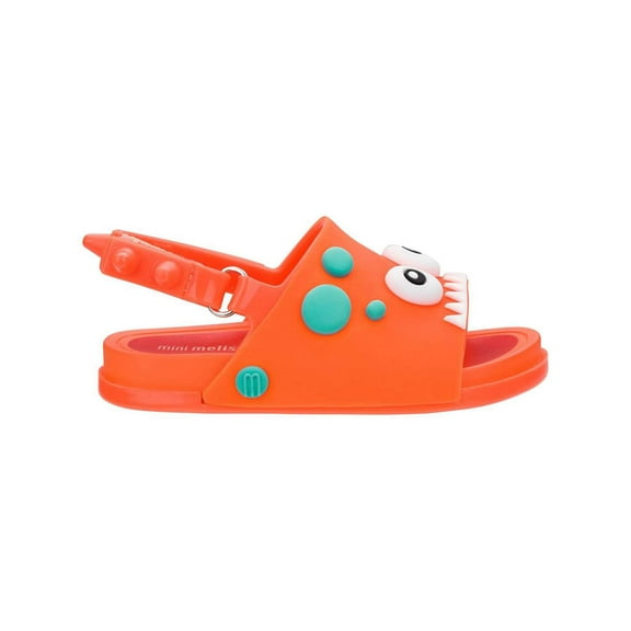 MINI MELISSA MINI BEACH SLIDE DINO - Orange - 5