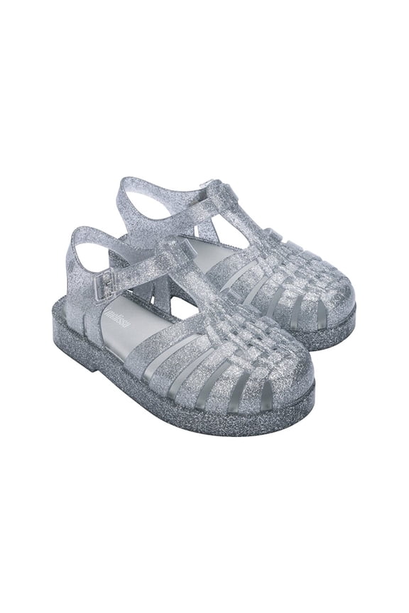 Possession Shiny BB Sandal, 5, Silver