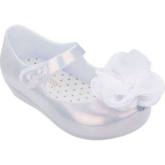 Mini Melissa Ultragirl Chic BB (Toddler/Little Kid) White