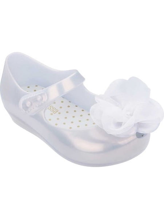 Mini Melissa Ultragirl Chic BB (Toddler/Little Kid) White