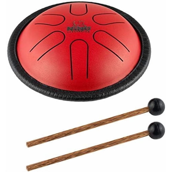 Mini Melody Steel Tongue Drum with Mallets for All Ages Easily Create Songs, for Classroom Music, 2-Year Warranty (NINO980R)$$Musical Instruments