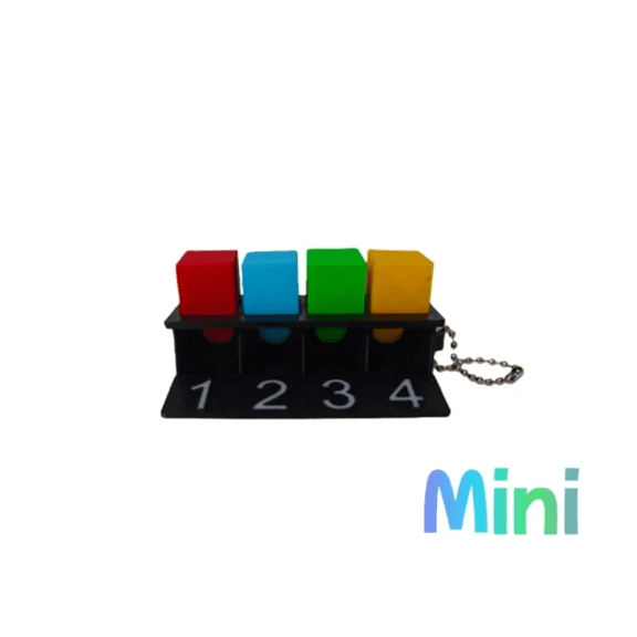 Mini Mental Color Match Cube Magic Tricks Mind Reading Color Prediction Magia Close-up Stage Illusions Gimmicks Mentalism Props