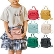 LOVEBAY Mini Messenger Bag Cute Bow Small Crossbody Purse Children Shoulder Bags Handbags for Kids Teen Girls