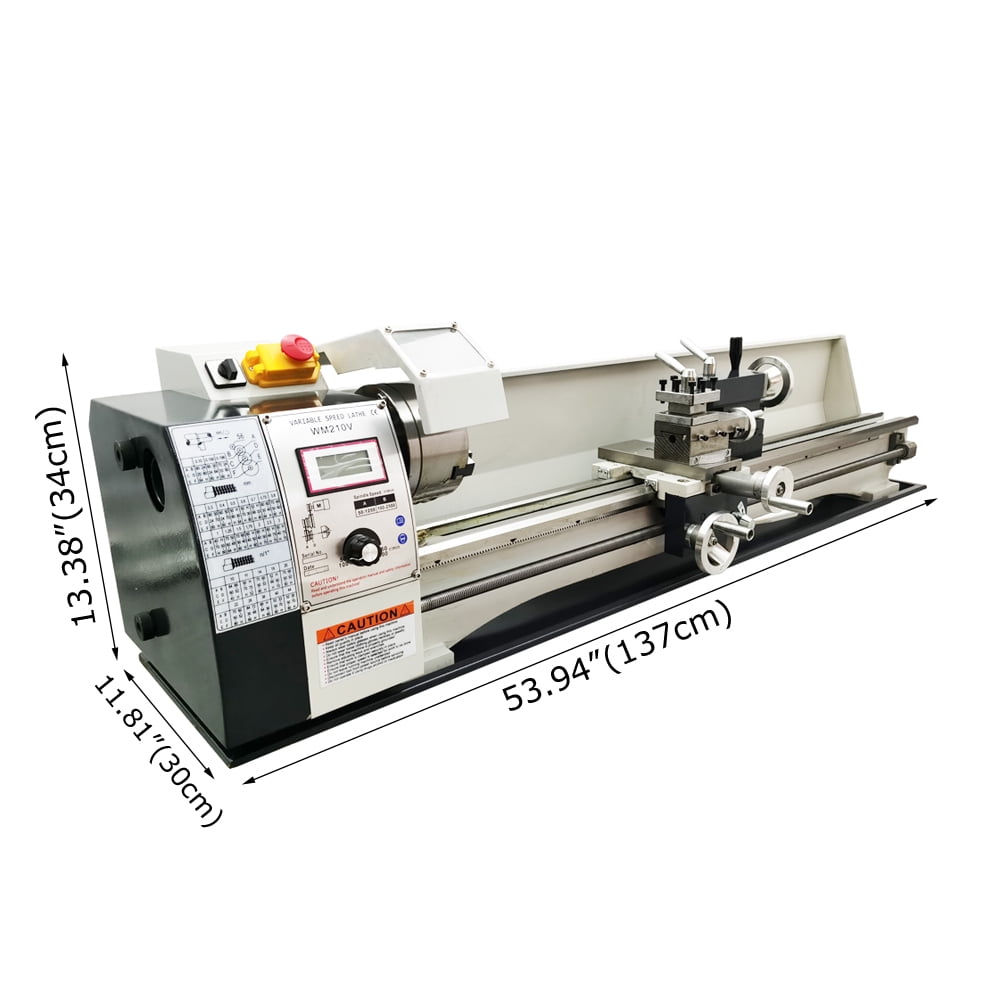 Mini Metal Bench Lathe Variable Speed Precision Inch Instrument Machine ...