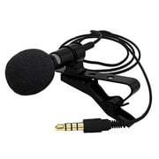 MAYNOS Mini Metal Microphone Portable Lapel with Clip-on Cell Phone Microphone for Sing Speech