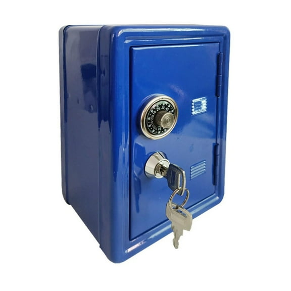 Mini Metal Safe, Children's Coin Bank Locker, Family Safe, Safe, Creative Piggy Bank, Key Safe, Desktop Decoration ,Easy Installation