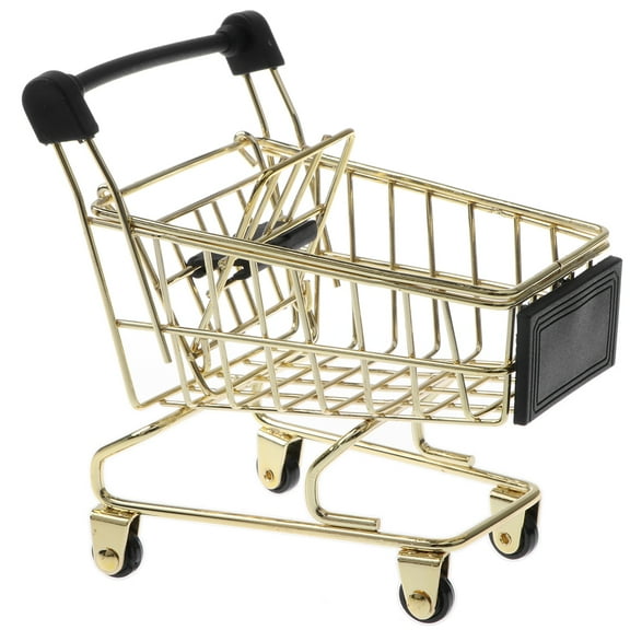 Mini Metal Shopping Cart Salesman