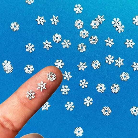 Mini Metal Snowflake Winter Crafts for Christmas Party Decoration 300 Pcs