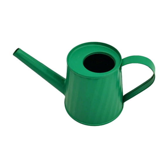 Mini Metal Watering Can for Indoor Plants, Small Garden Watering Jug with Galvanized Spout for Succulents Bonsai Flowers,Dark Green,250ML / 8.4Oz