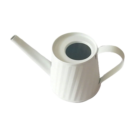 Mini Metal Watering Can for Indoor Plants, Small Garden Watering Jug with Galvanized Spout for Succulents Bonsai Flowers,White,250ML / 8.4Oz