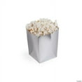 thumbnail image 1 of Mini Metallic Silver Popcorn Boxes, Party, Party Supplies, 24 Pieces, 1 of 1