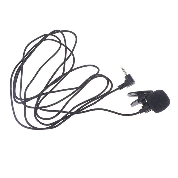 Mini Mic Microphone Case for SmartPhone Recording PC Clip-on Lapel Microphone