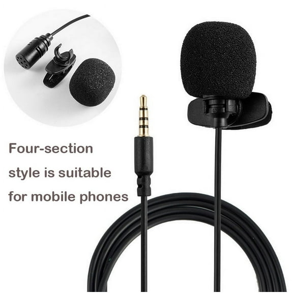 Mini Mic Microphone Hands Free Clip On Microphone Audio Mic for Computer Laptop Phone Lound Speaker