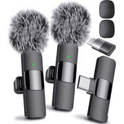 Mini Mic Pro Wireless Lavalier Microphone for iPhone and Android