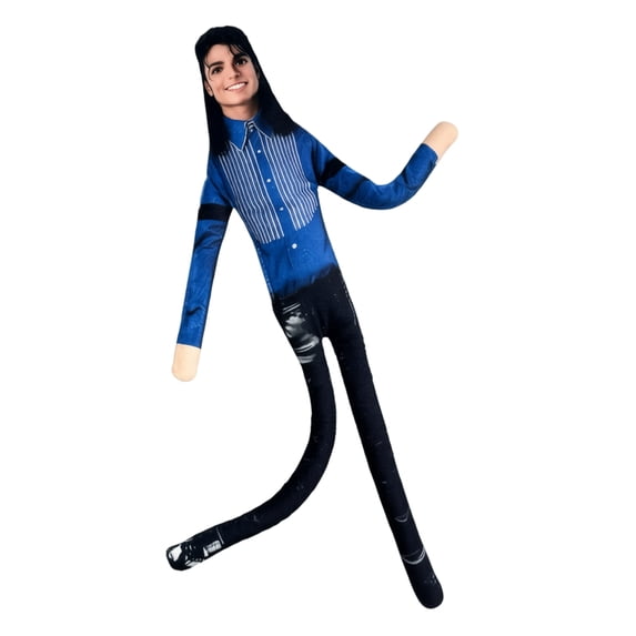 Mini Michael Doll,Michael Figure Dolls Plush Funny Bendable Flexible Internal Wire Frame Poseable Stuffed Doll,Michael Party Decorations Collectible Gift For Mj Fans