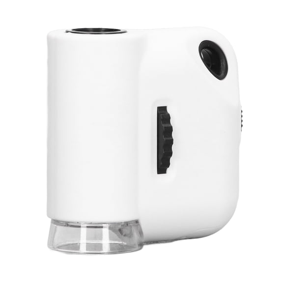 Mini Microscope 55X Magnification , 55X Magnification Microscope Pocket Size Microscope Pocket Size HD Acrylic Optical Lens Magnifier with LED Light