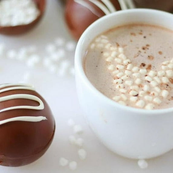 Mini Milk Chocolate Hot Chocolate Bomb 2 pack Gift Set