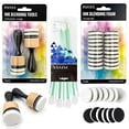 thumbnail image 1 of Mini Mini Ink Blending Tools, 2 Pack Round with 24 Replacement Foam Pads, 10 Stick Blending Tools for Distressing, Blending and More, 1 of 1