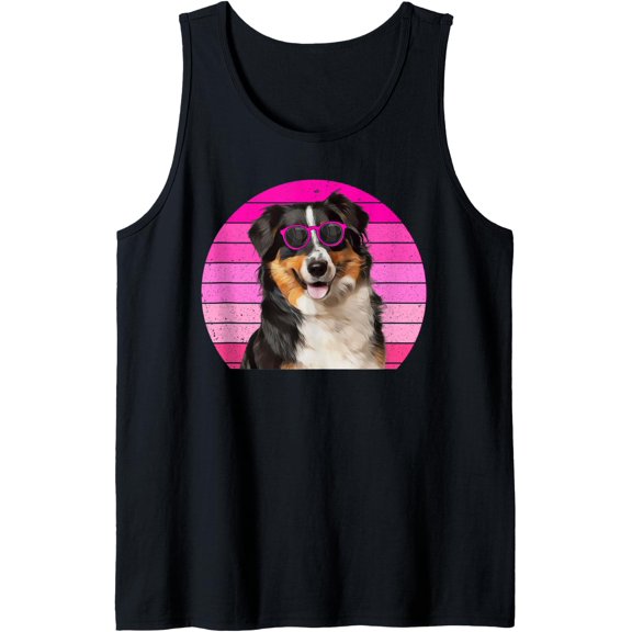 Mini Miniature Aussie Mom Australian Shepherd Dog For Women Tank Top Size S-3XL