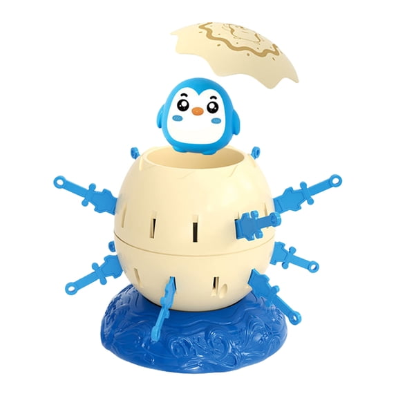 Mini Miniature Pop Up Kids Board Games, Pirate Bucket Plug-In Penguin Party Trick Parent-Child Interactive Games, Pirate Egg Tabletop Toys Party Activity Competition for Toddlers-Mini Size