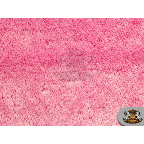 Mini Minky Shaggy HOT PINK Fabric / 54" Wide / Sold by the yard
