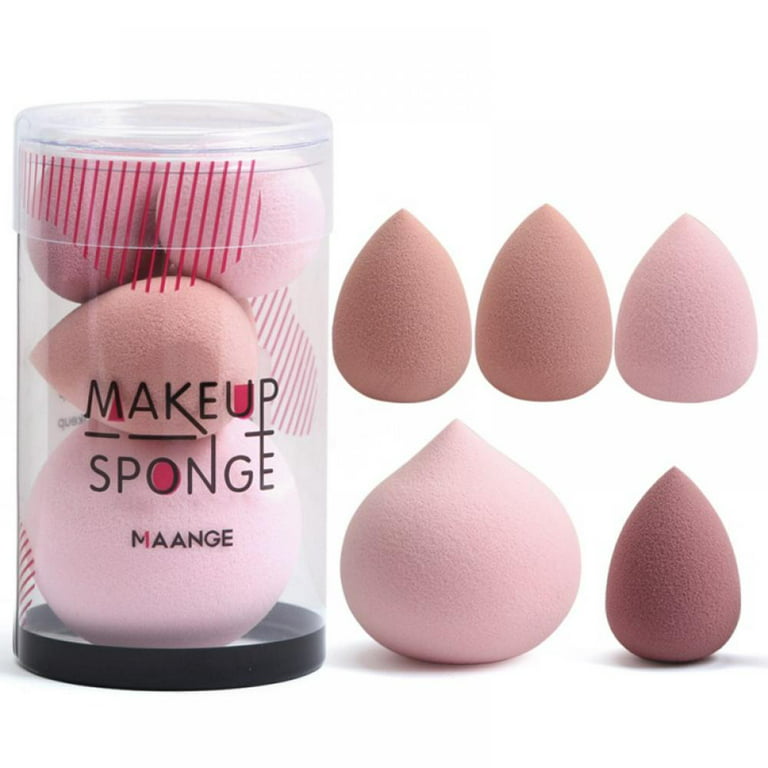Produes Mini Miracle Complexion Sponge Makeup Blender, Set of 5 Beauty Sponges, Pink, Size: One Size
