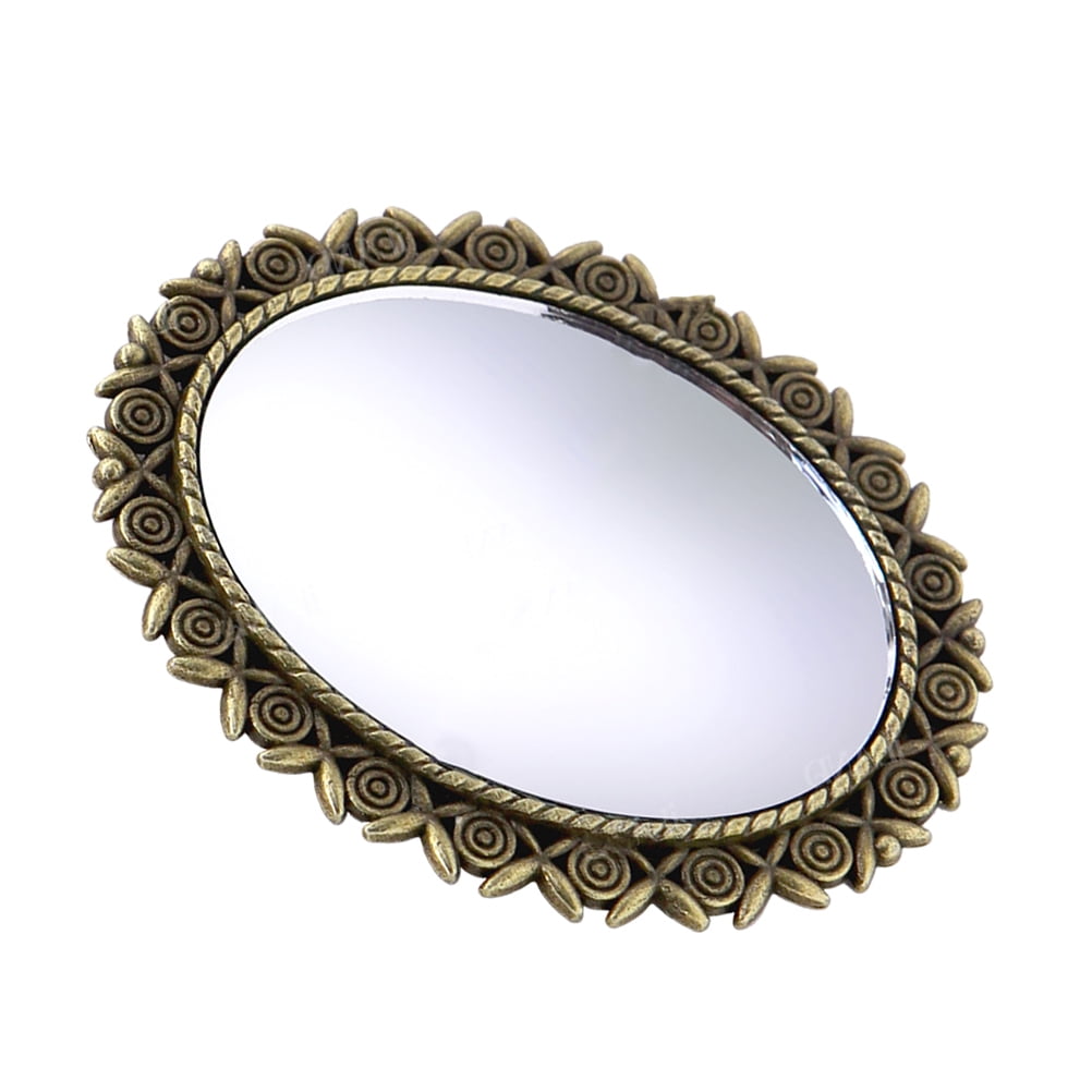 Miniature Dollhouse Mirrors - 1:12 Scale Baroque Style Wall Mirrors 3 Piece Set For Dollhouse