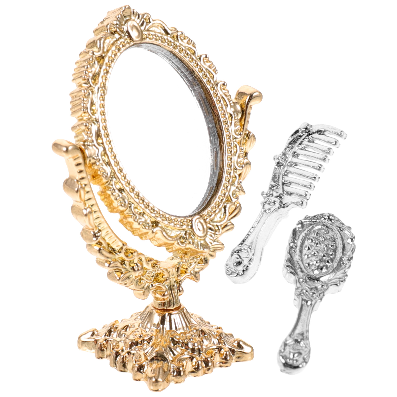 Mini Mirror Model Girls Toys Mirror Plaything for Doll House Kids Toys